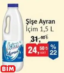 İÇİM ŞİŞE AYRAN